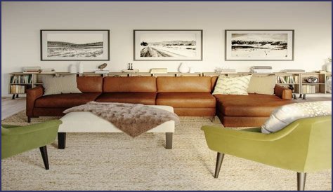 Can you mix leather sofa with fabric chairs?