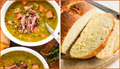 What goes with soup and bread?